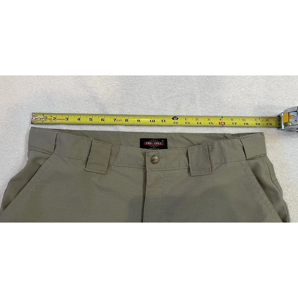 Tru-Spec 24-7 Tactical Ascent Pants Mens 38x32 Cargo Ripstop Khaki Double‎ Knee